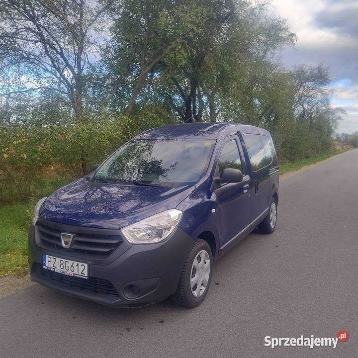 Dacia dokker 2015 16benzynaLPG stan nowa butla 83KM Stęszew