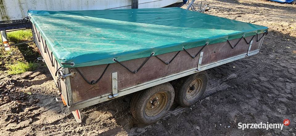 Przyczepa Brenderup 2 osiowa DMC 1000 burtowa Barlinek