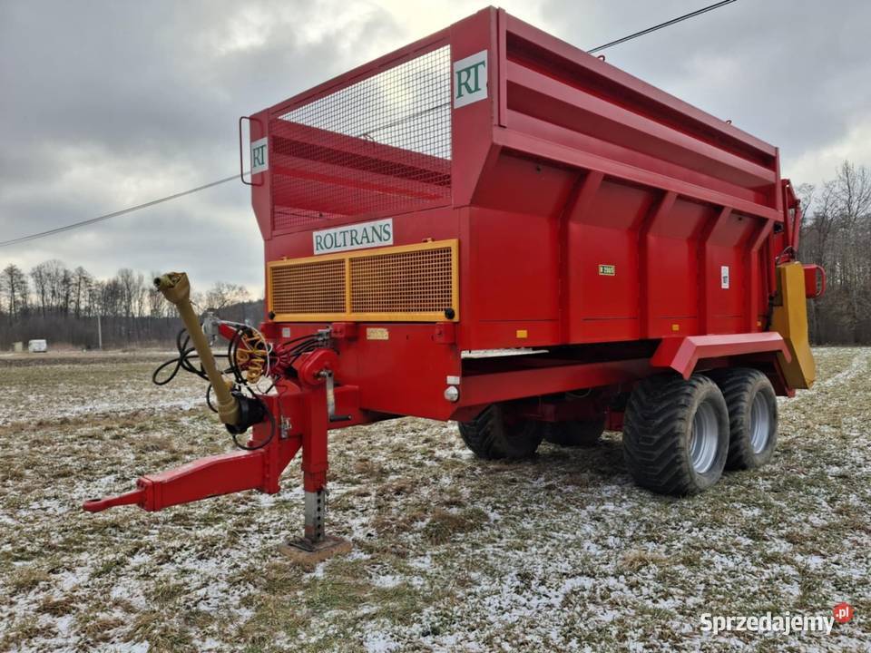 Rozrzutnik obornika Roltrans 10t Klapa Talerze Dąbrowa Tarnowska