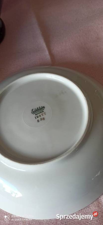 Patera Miseczka paterka ecru ze złotem Syg pomorskie Gdańsk sprzedam