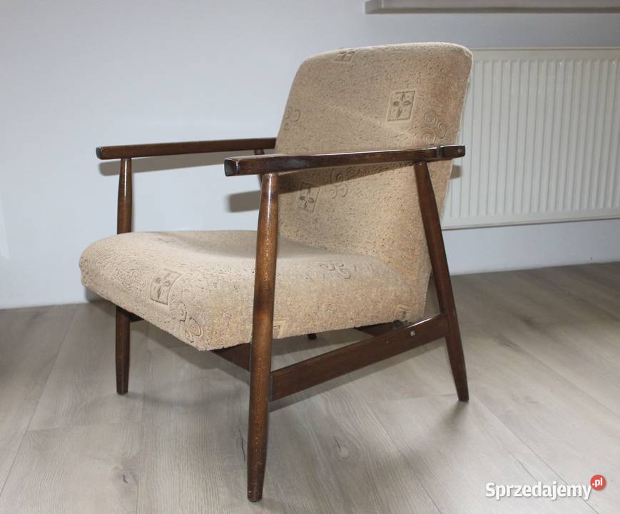 Fotel LISEK typ 300190 Midcentury modern PRL Meble Gliwice
