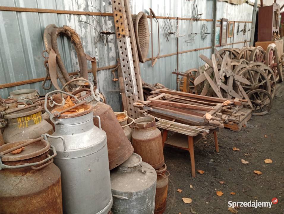 Starocie beczka niecka grabie drabina chodnik Mniszew sprzedam