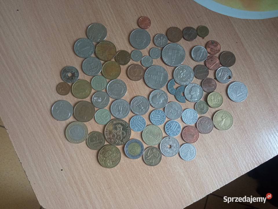 Mamy tu różne monety stare i nowsze do ustalenia