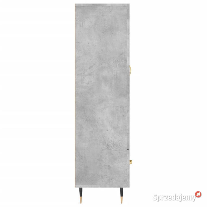 Wysoka szafka szarość betonu 695x31x115 WM828280