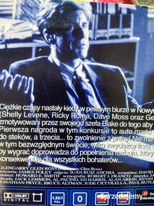 Glengarry Glenn Ross amweykański film Warszawa