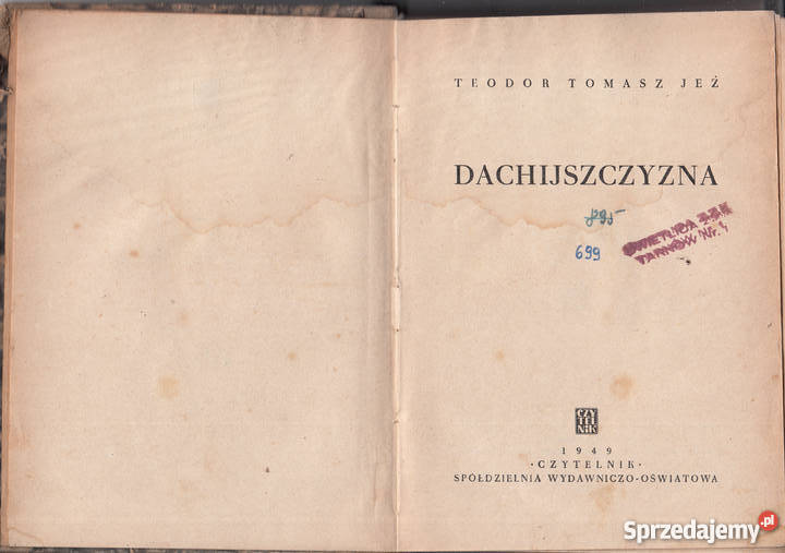 02391 DACHIJSZCZYZNA TEODOR TOMASZ JEŻ Kultura i Rozrywka małopolskie Czyrna