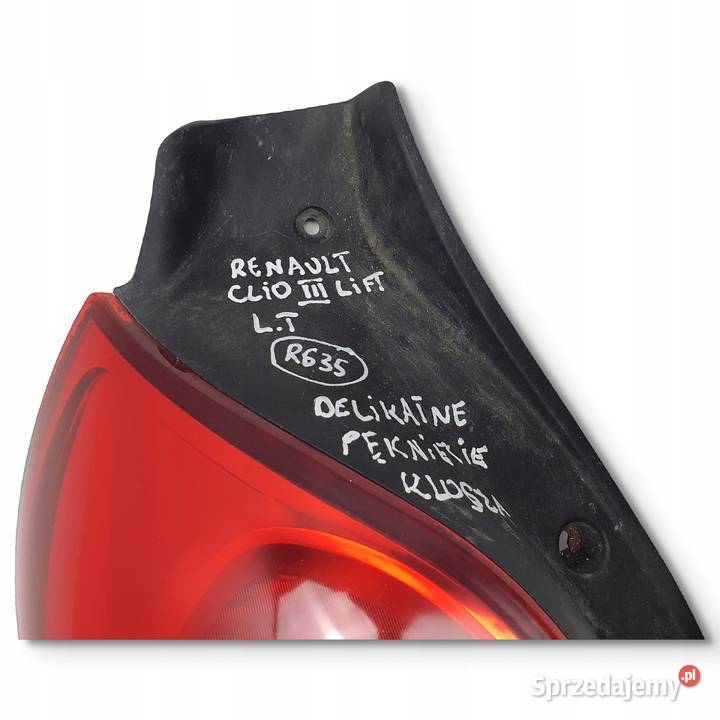 LAMPA LEWA Renault Clio III lift lewy tył lubelskie Chełm