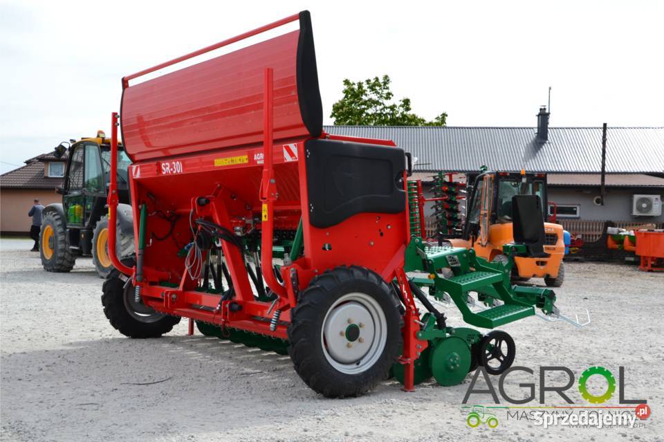 Siewnik zbożowy rzędowy 3m Agromasz SR301 Wróblewo
