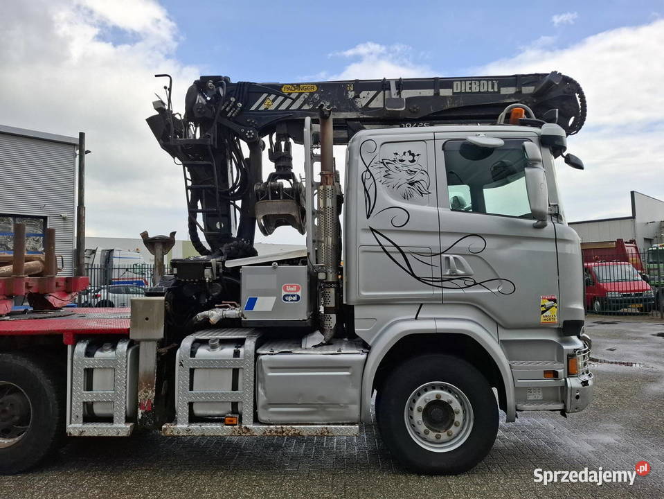 Do przewozu drewna Scania 6x4 z naczepa do Motoryzacja Warszawa