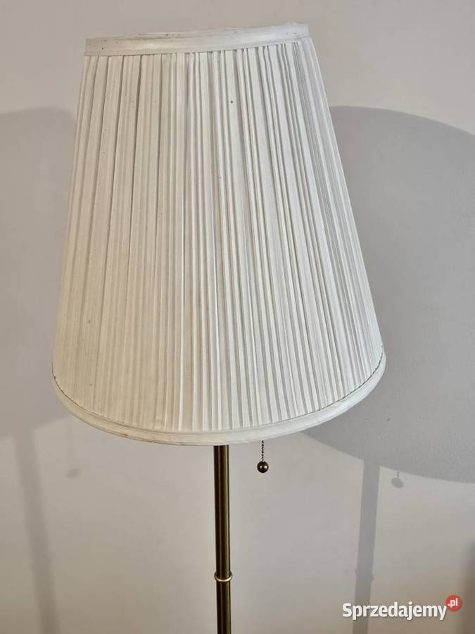 Lampa stojąca ikea mosiadz