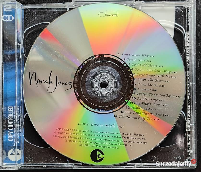 2 CD Jazz Norah Jones Deluxe Edition CD DVD 2002 Warszawa