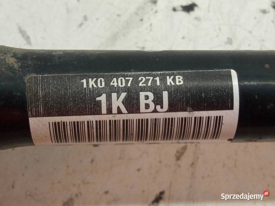 PÓŁOŚ LEWA 1K0407271KB 20 TDI Skoda Superb II świętokrzyskie