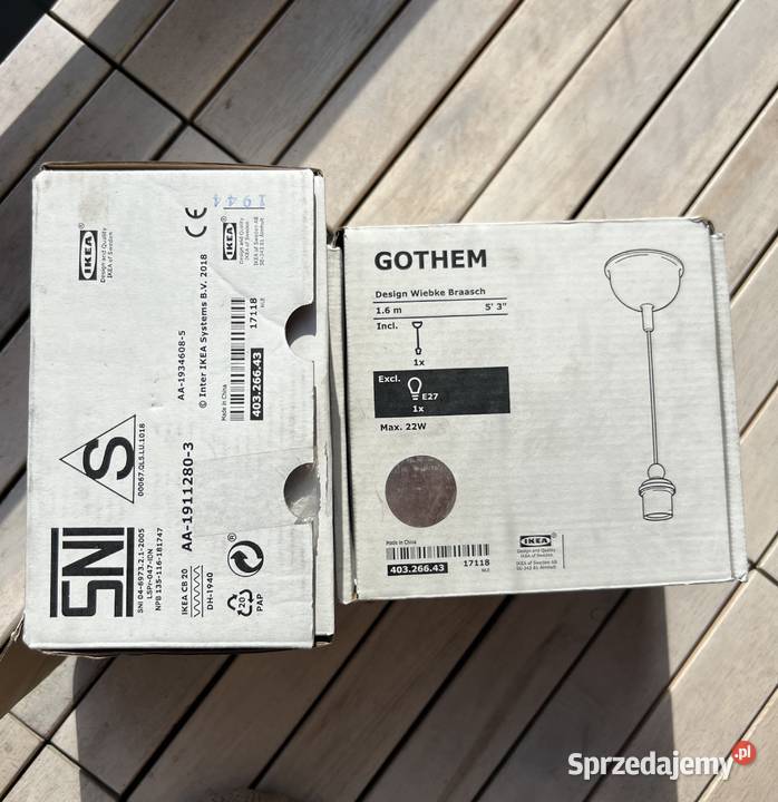 Dwie nowe lampy wiszące pomorskie Gdańsk