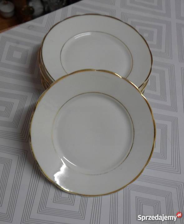 talerzyki spodeczki cudeńka cienka porcelana Gdańsk