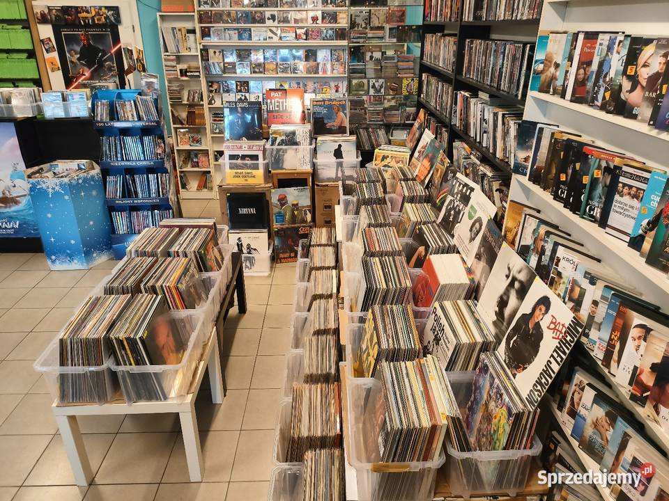 Sprzedaż WINYLI i CD Wypożyczalnia Filmów łódzkie