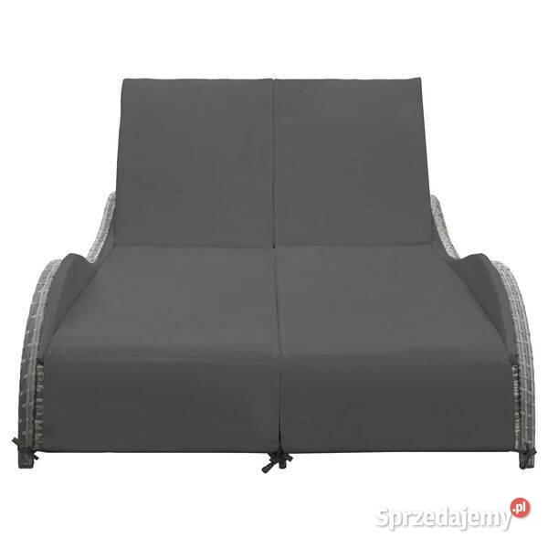 vidaXL Leżak ogrodowy z poduszką podwójny Warszawa