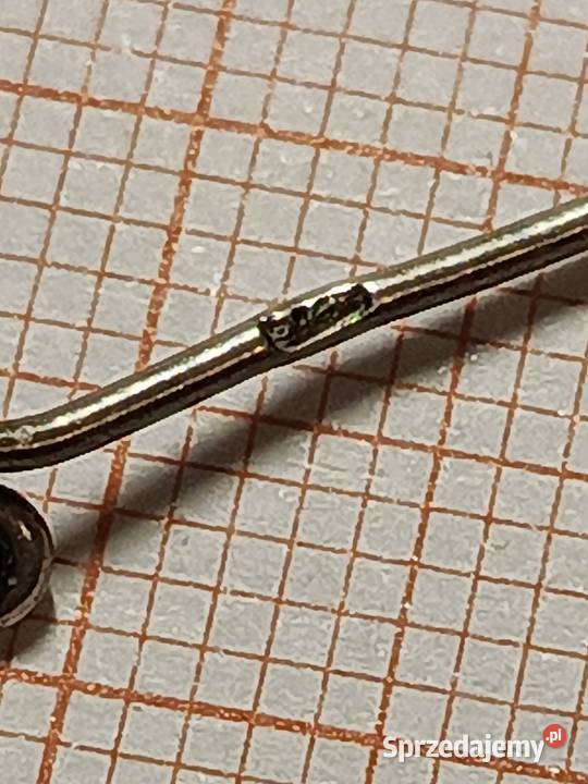 Broszka Bursztyn Vintage srebro Białystok