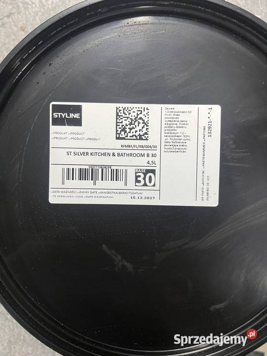 Farba Biała Styline 45 l sprzedam