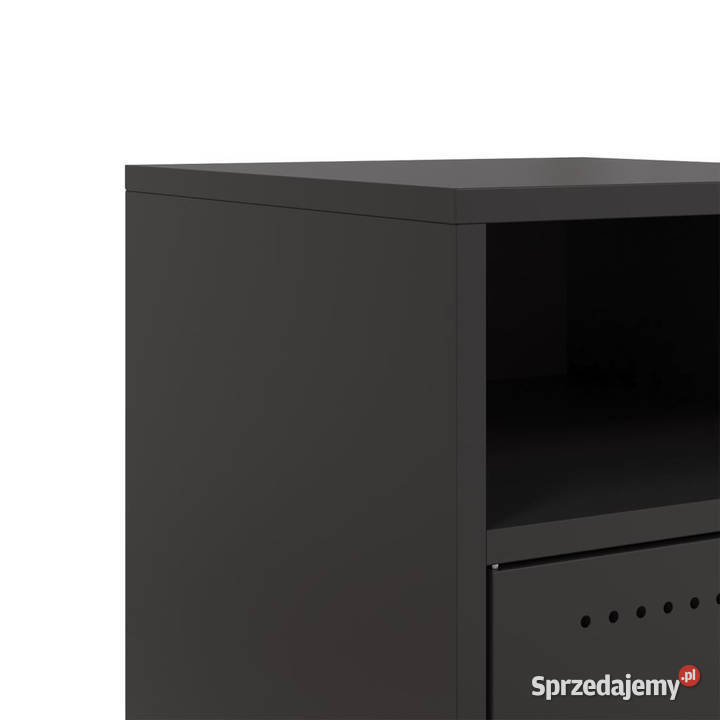 Szafka nocna czarna 36x39x59 stal WM846716 Warszawa