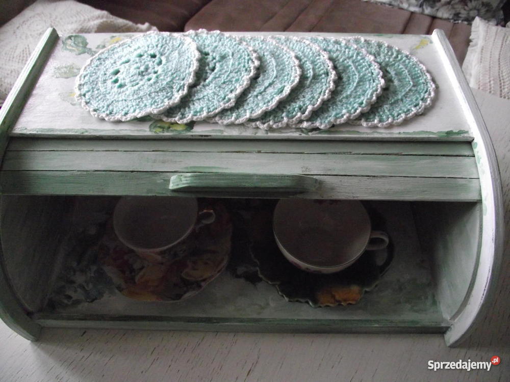 CHLEBAK MALOWANY ART DECO wielokolorowy sprzedam