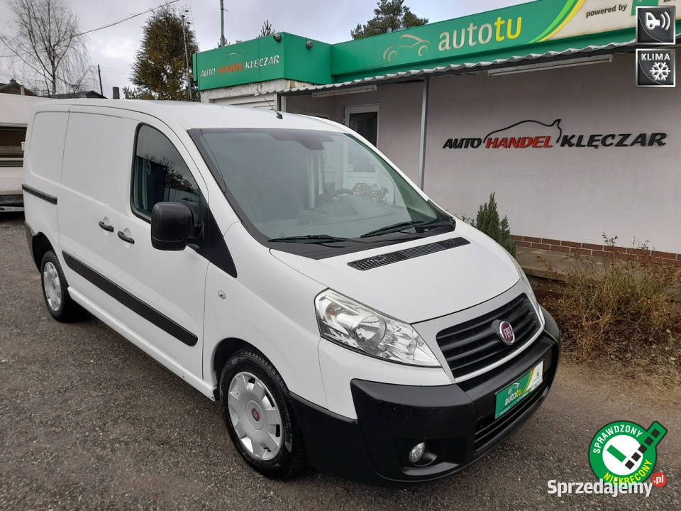 Fiat Scudo przygotowany do rejestracji czujniki czujnik parkowania Lipiany