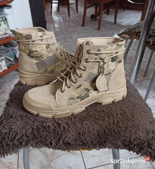 Buty militarne wojskowe moro pustynne Assault inna sprzedam