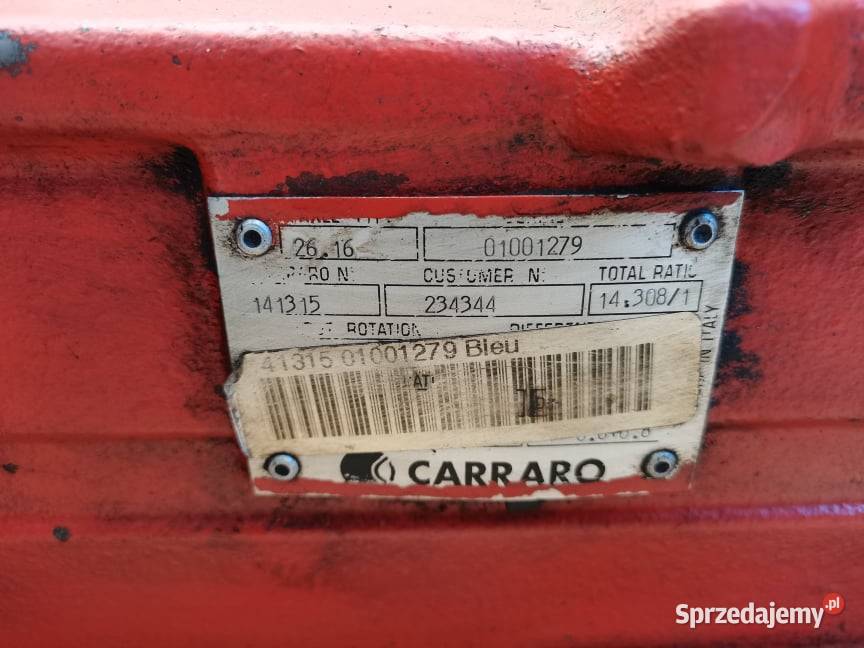 Mechanizm różnicowy Manitou MLT 523 Carraro 2616 Wilkowo sprzedam