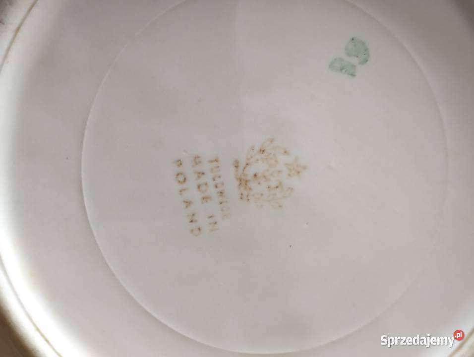 PRL talerze deserowe Tułowice 5 owoce Łódź