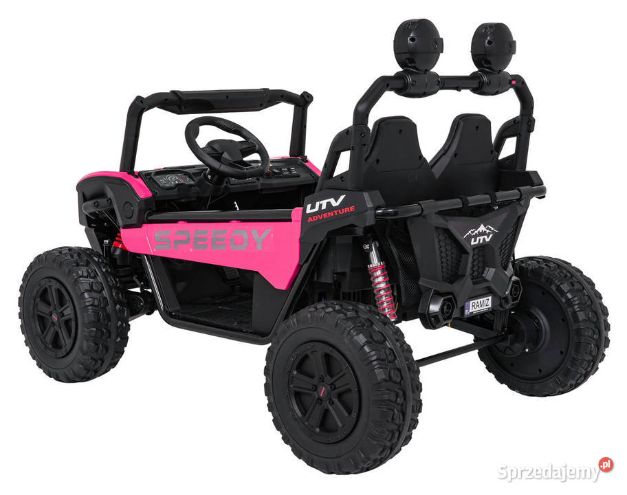 BAWIBUS Auto samochód na akumulator BUGGY różowy