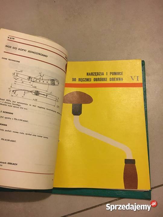 Unikatowy Katalog Narzędzi PRL 1979 Obróbka Ostrów Wielkopolski