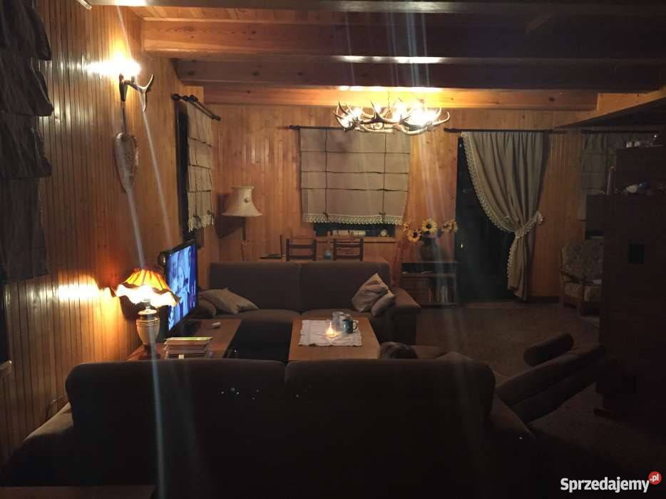 Dom ze stawem siedlisko rekreacja cicha okolica garaż Dawia