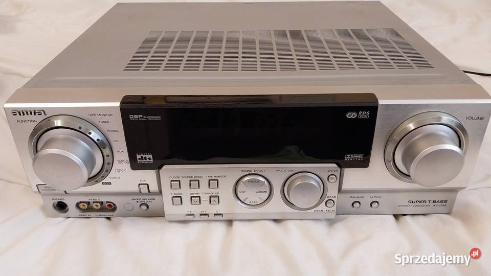 Srebrny Amplituner AIWA AV-D58 5.1