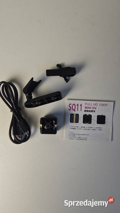 Mini kamera SQ11 Full HD 1080P NOWA komplet z Będzin