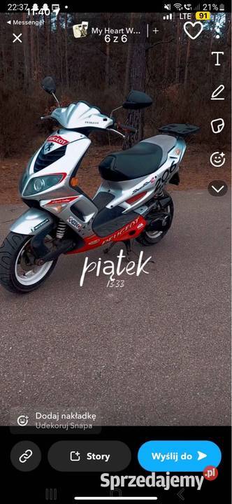 Peugeot speedfighter 2 benzyna Peugeot podlaskie sprzedam