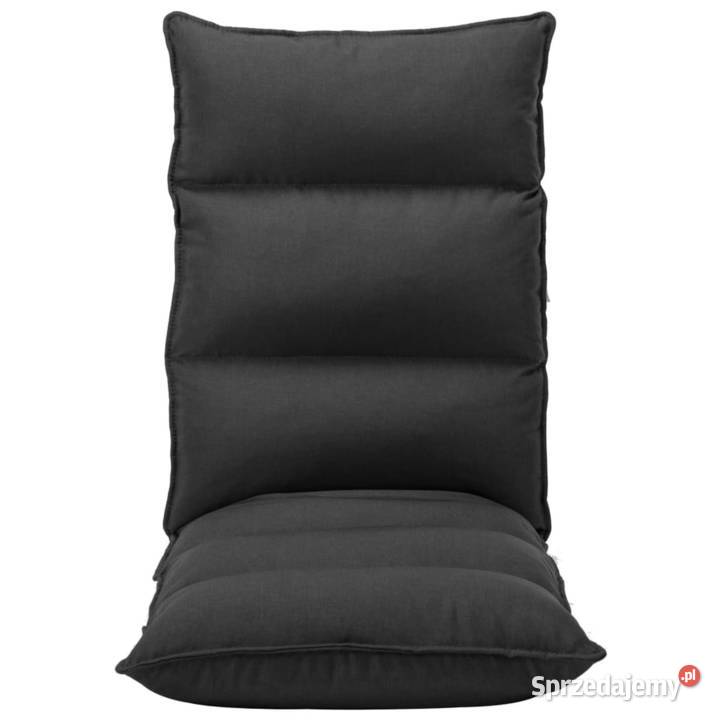 vidaXL Składane krzesło podłogowe czarne Warszawa