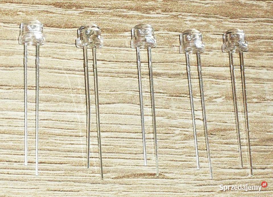 LED 48 mm biała zimna 100 22 cd 5 lm 20 mA Gliwice