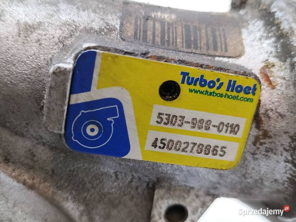 TURBOSPRĘŻARKA DO REGENERACJI 53039880110 16 16V świętokrzyskie