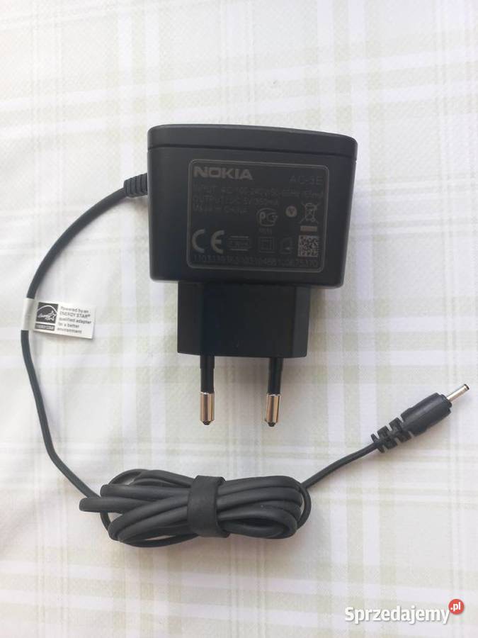 Ładowarka NOKIA AC3E Nowa oryginalna z cienkim Puławy sprzedam