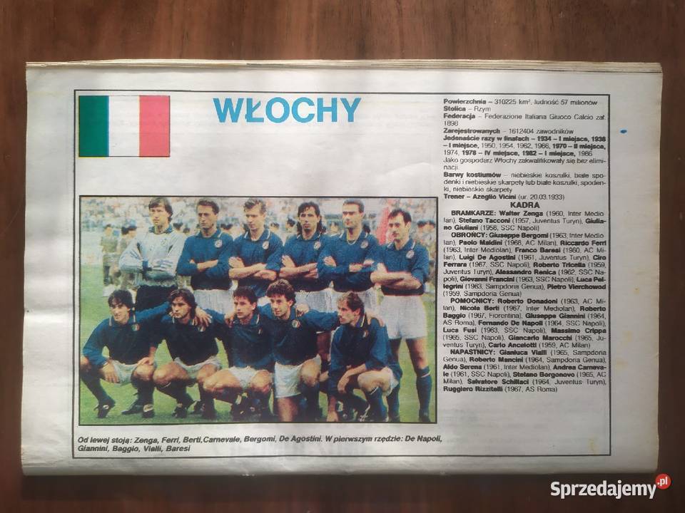 Skarb kibica Mondiale 90 Łódź sprzedam