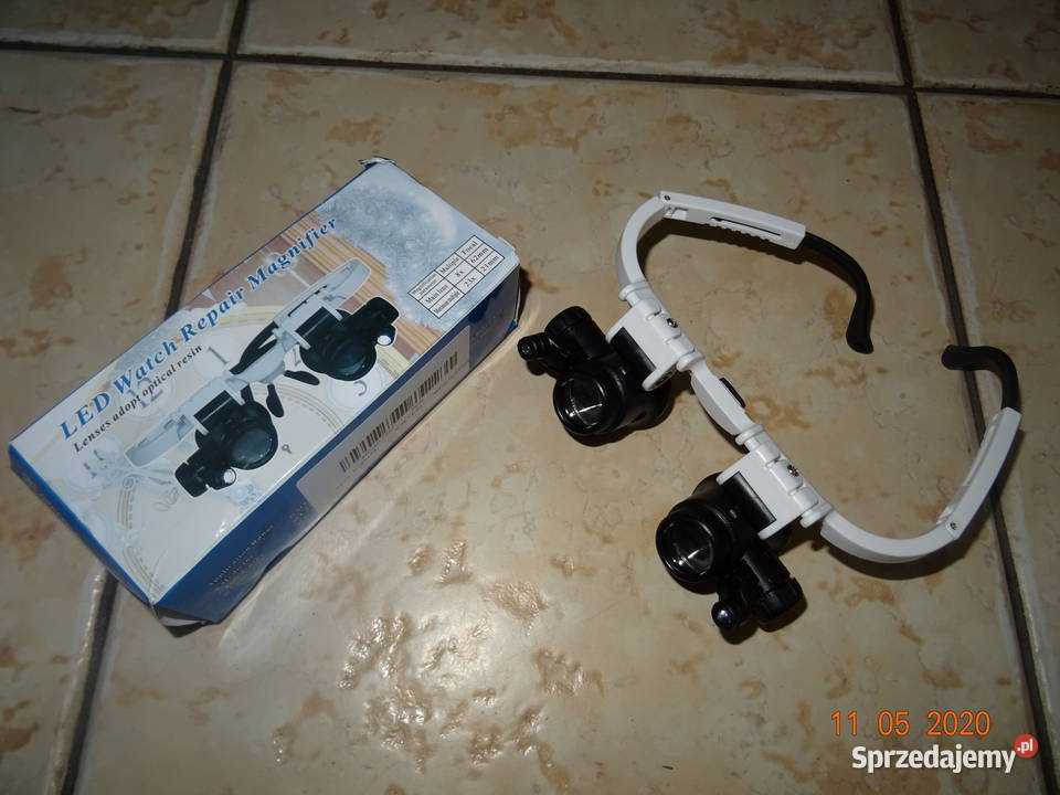 Lupa montowana na głowie Łódź