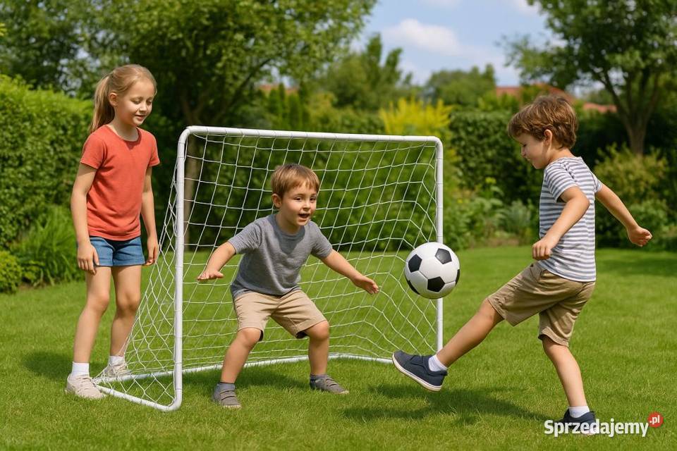 Dwie bramki piłkarskie z siatką do piłki nożnej Białystok