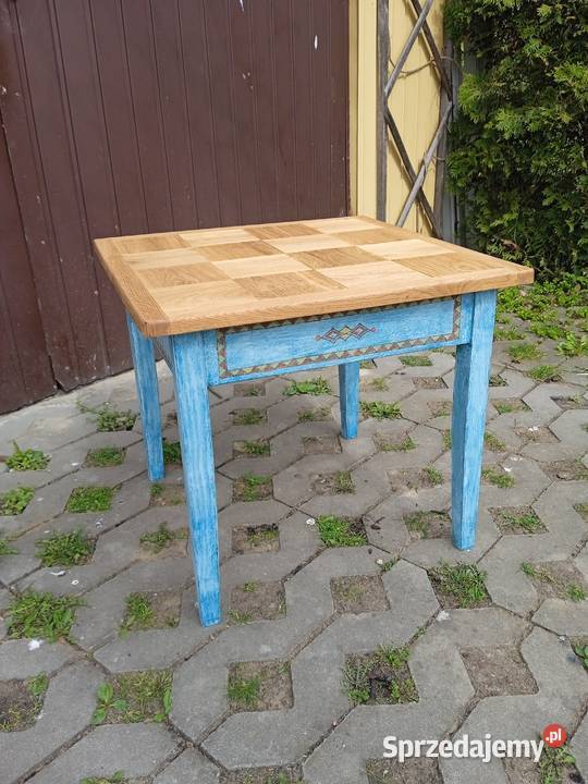 Stolik kawowy rustykalny ręcznie malowany Stoliki kawowe i ławy sprzedam