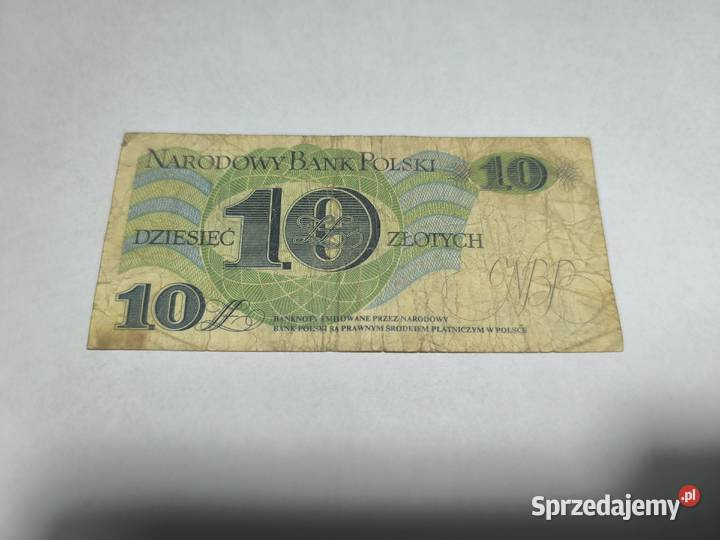 Banknot 10 1982 seria M Otwock sprzedam