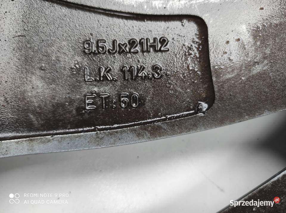 FELGA ALUMINIOWA 21 INFINITI FX QX70 1 osobowe Koła i felgi Nowy Tomyśl sprzedam