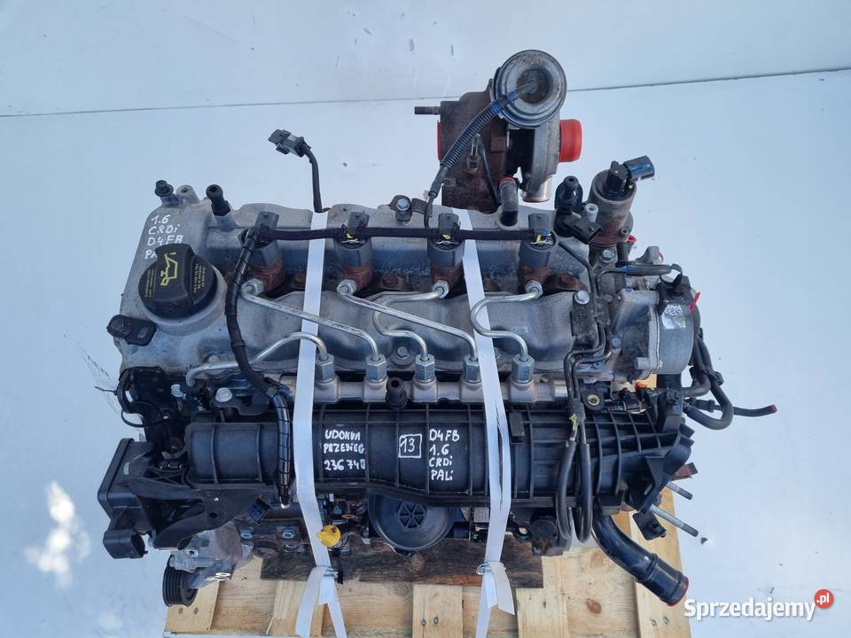 SILNIK KOMPLET Hyundai Elantra V 16 CRDI 128 osobowe Janów