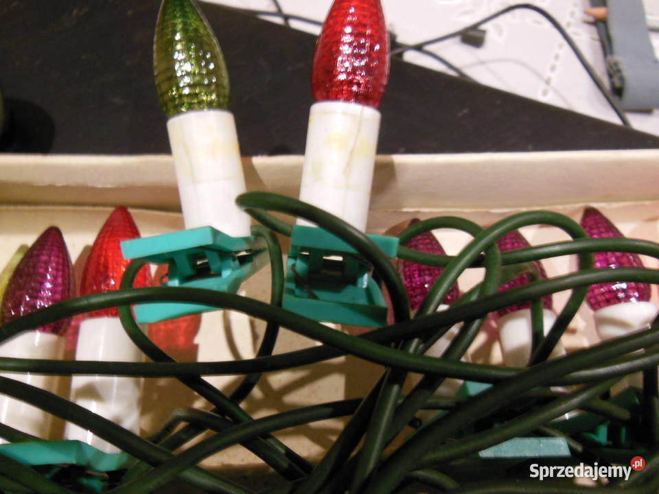 Lampki choinkowe PRL Wrocław