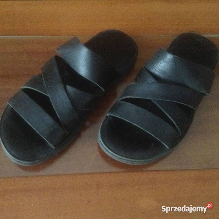 Klapki domowe męskie skóra naturalna 42 opolskie sprzedam