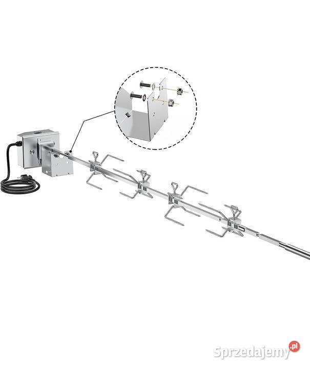 Zestaw rożna ze stali nierdzewnej Onlyfire Grille gazowe