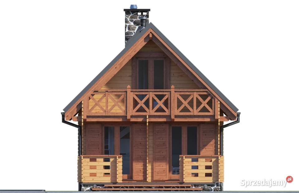 Domy drewniane z bali ceny Alicja 7x5 Warszawa