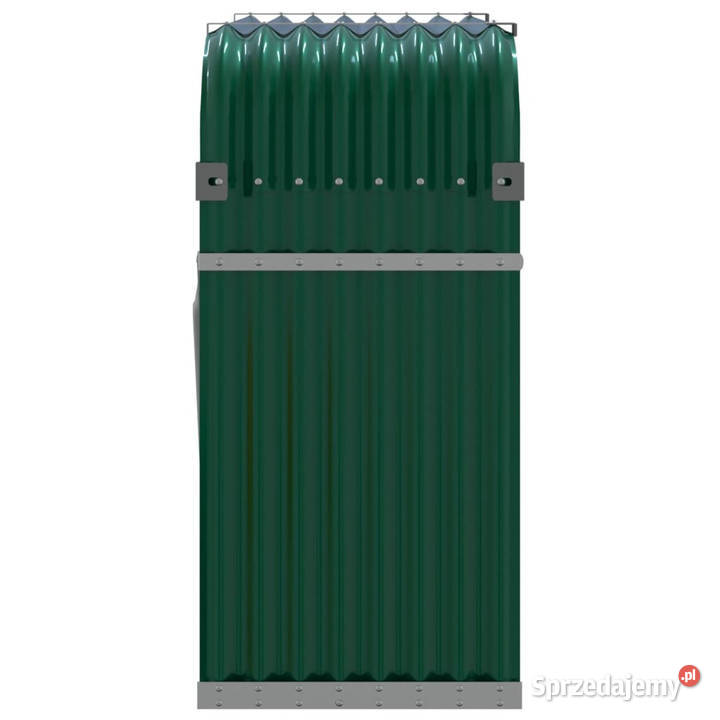 Stojak na drewno zielony 120x45x100 stal Pozostałe Warszawa